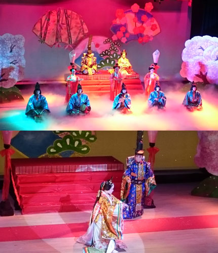 王朝絵巻の世界を表現する舞踊集団「曼珠沙華」