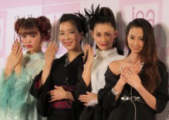 左から、藤田ニコル、真矢ミキ、ダレノガレ明美、河北麻友子の2016年ネイルクイーン