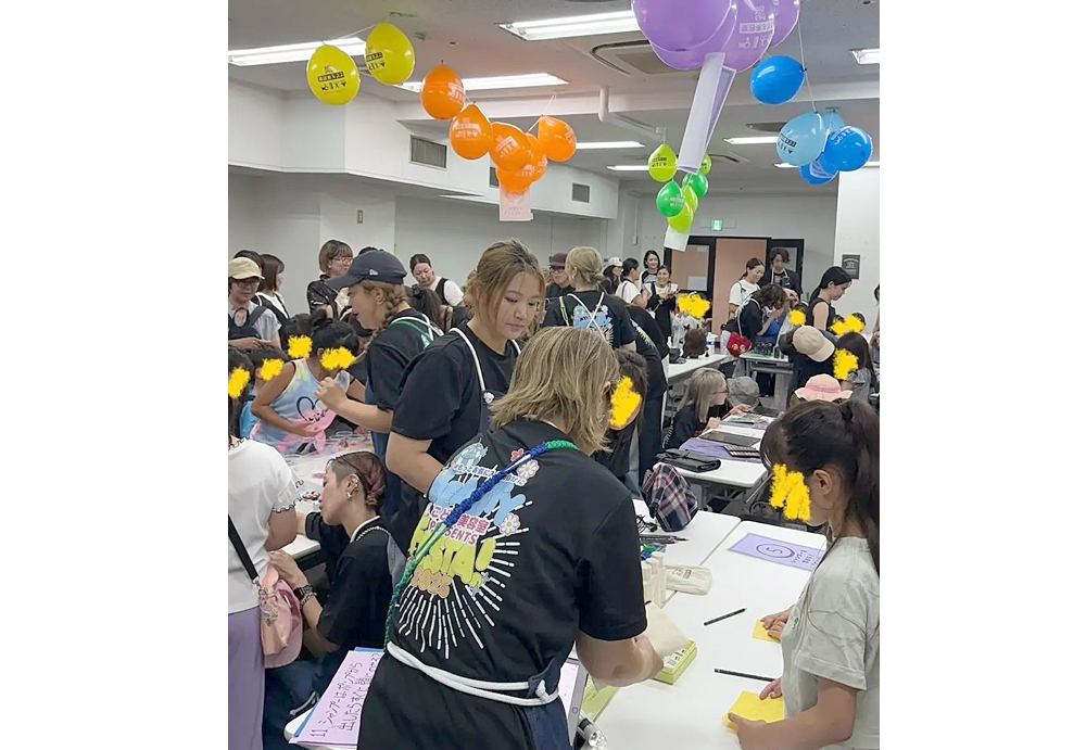 こども美容室フェスタの模様