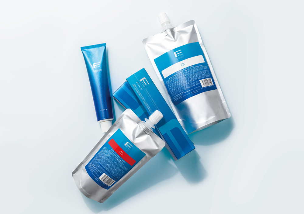 フィヨーレ「クオルシア」ヘアカラーの新色ラインアップを示した製品イメージ画像。