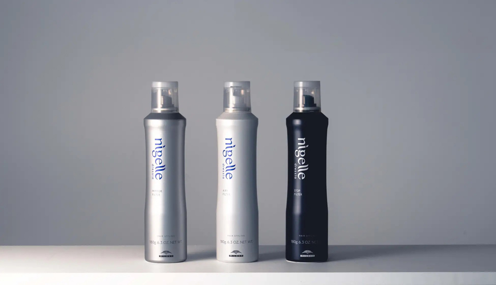 ミルボン「nigelle」から新発売されたスタイリングスプレー3品